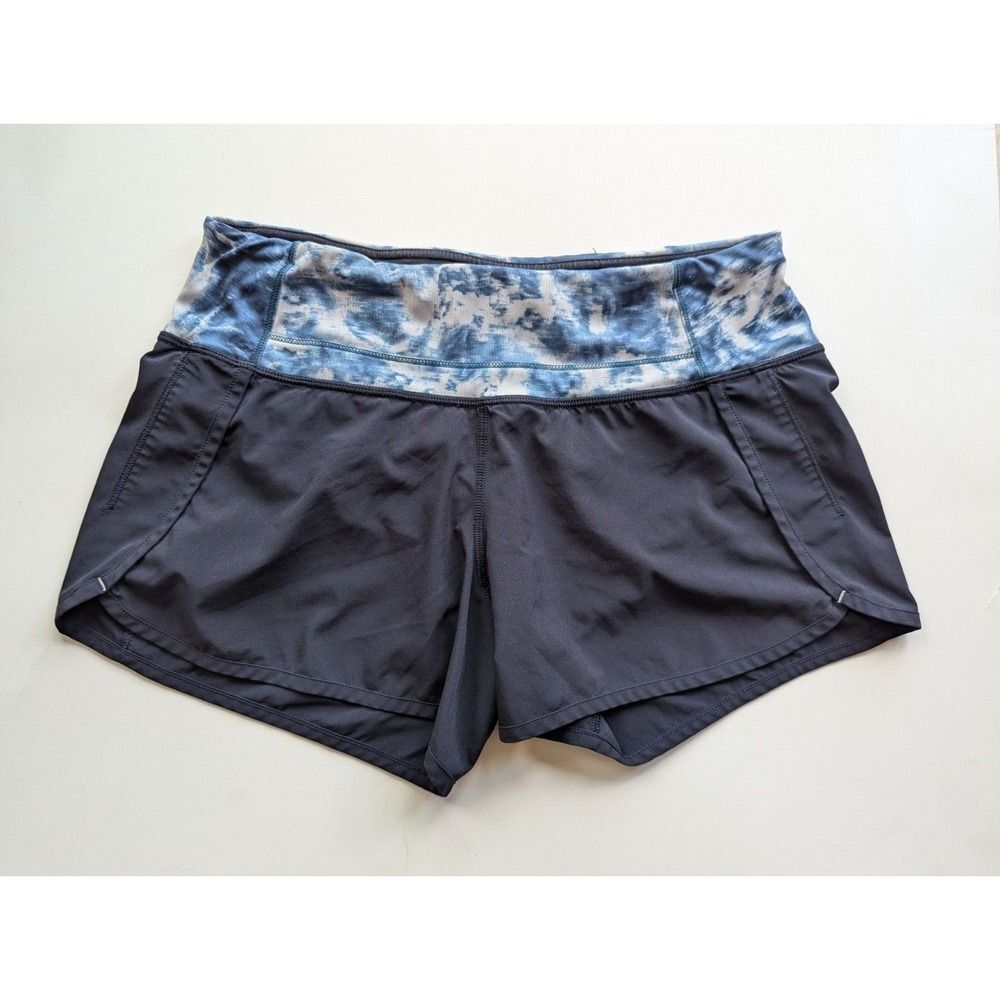 Lululemon Women's Size 6 Blue Athletic Running Yoga Lined Shorts